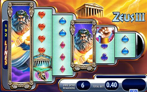 mobile casino games zeus